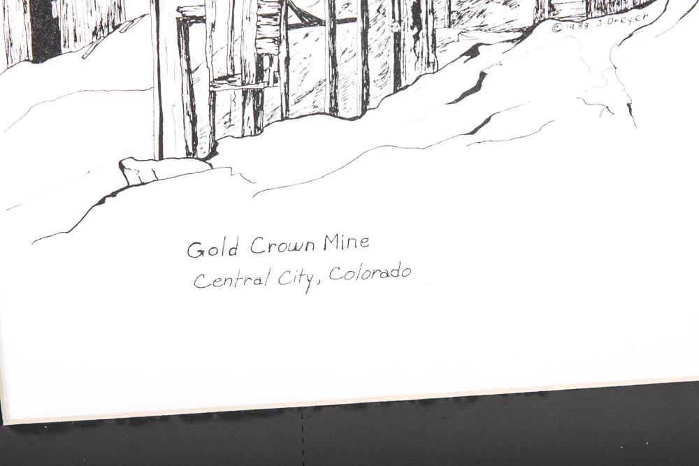 Jean Dreyer Colorado Mines Sketches