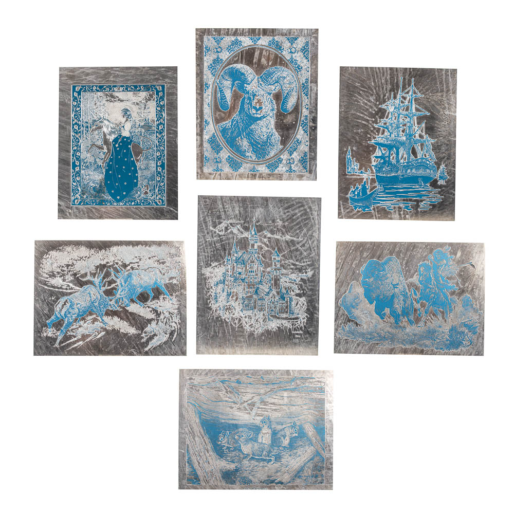 Collection of Metal Plates