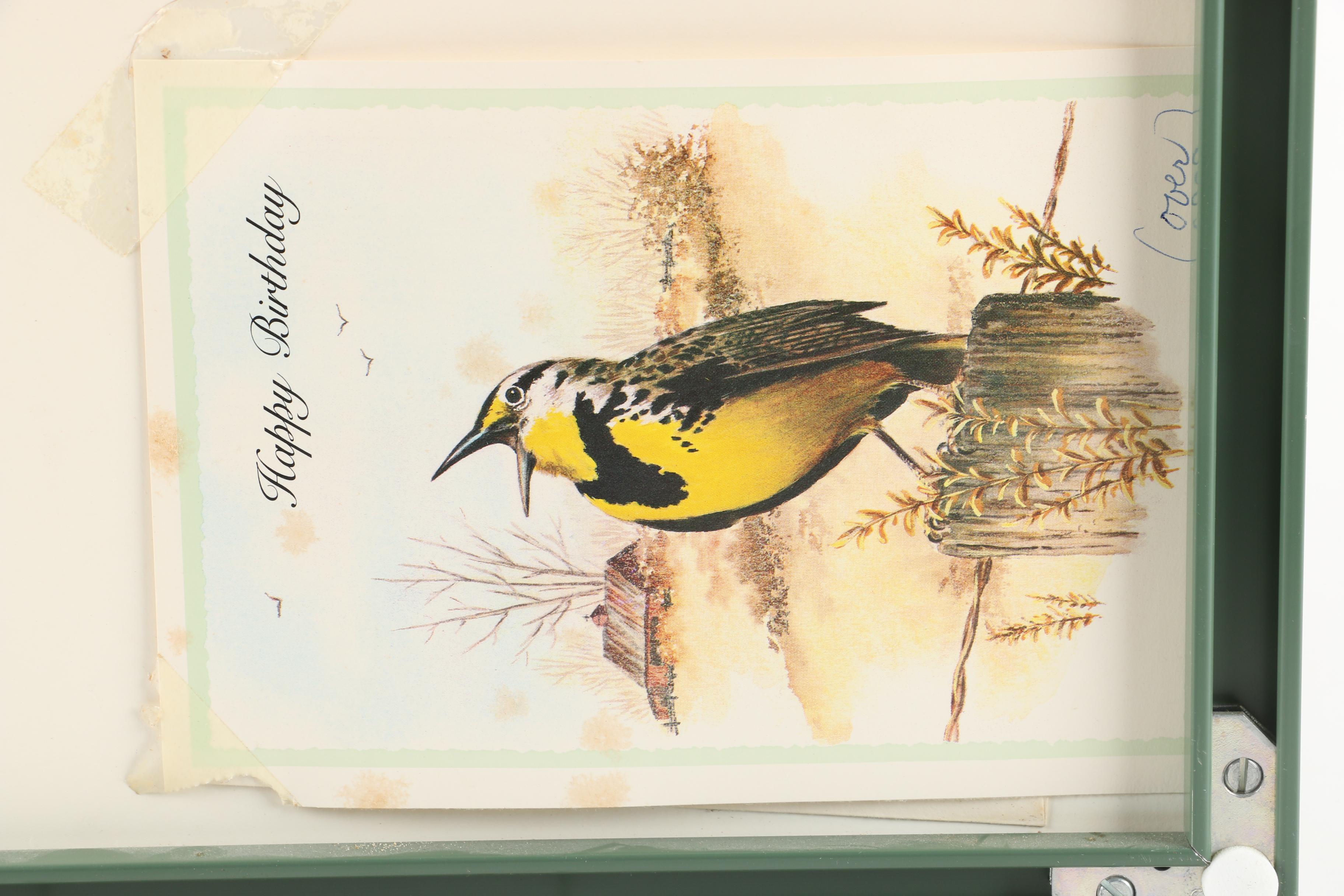 S. Gharib Egyptian Style Gouache Painting on Papyrus