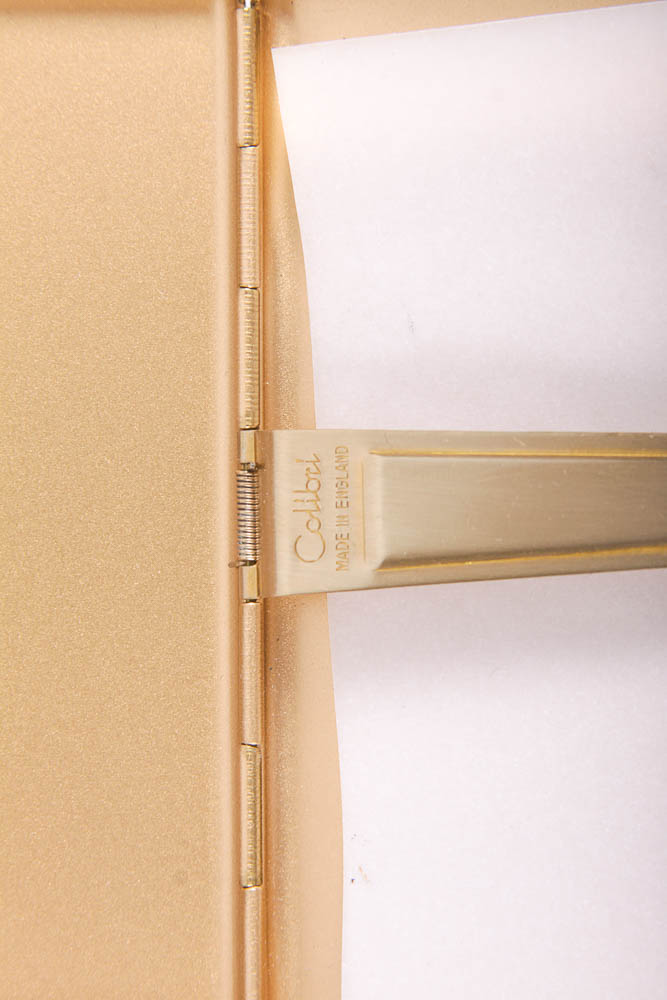 Colibri Gold Tone Cigarette Case