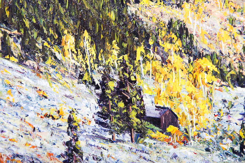 James Emery Greer Original Oil Painting "The Sage Reclaims the Land"