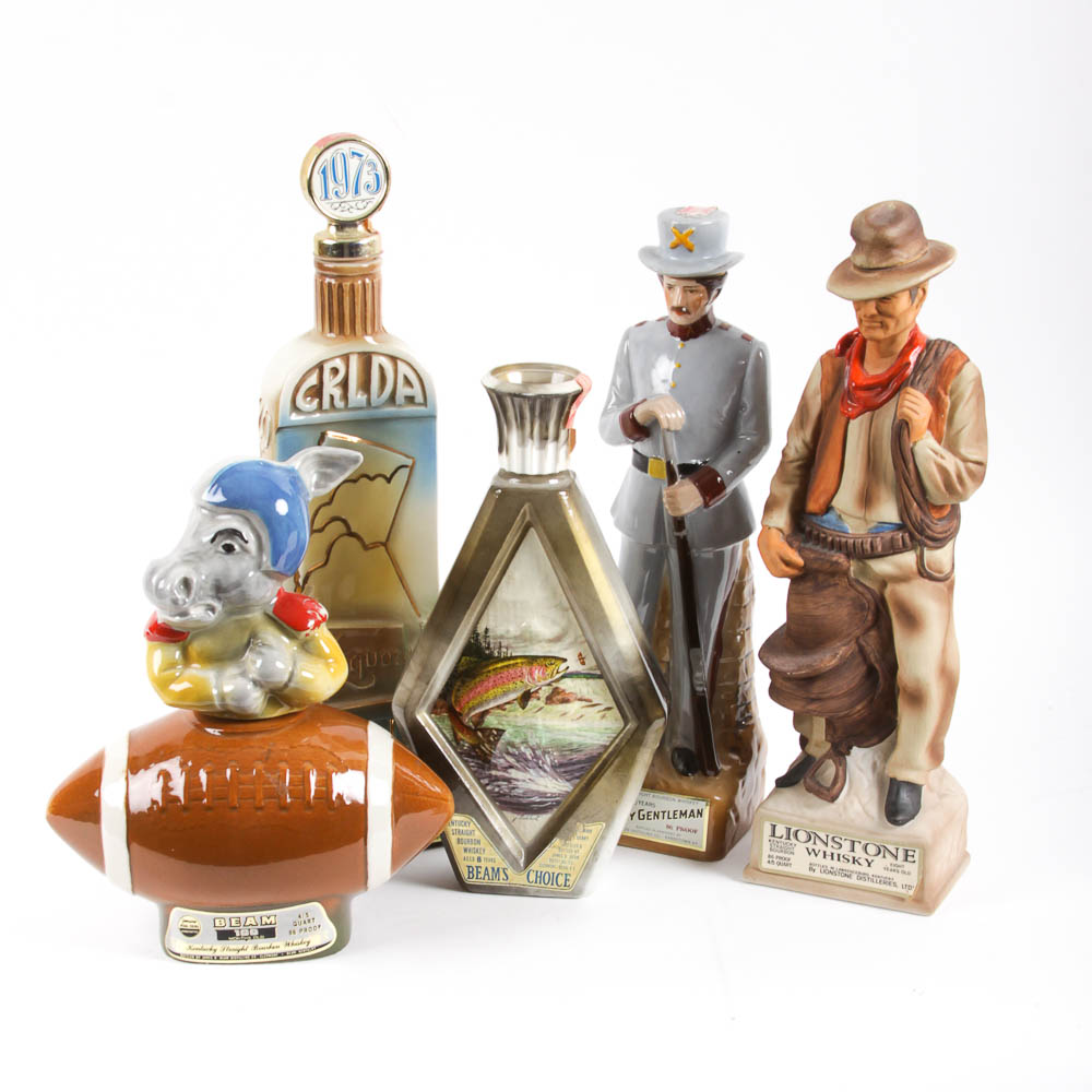 Vintage Liquor Decanters