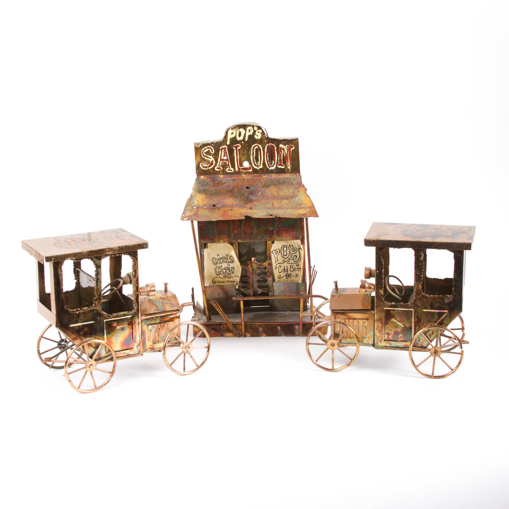 Brass Music Boxes and Decor