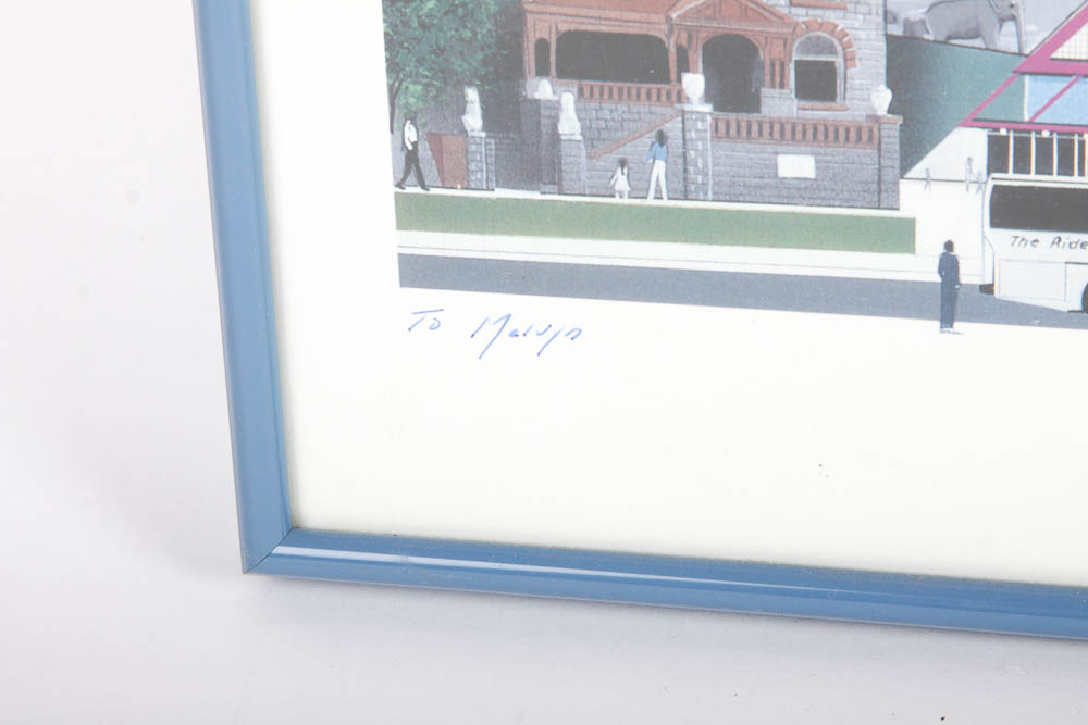 Pair of Framed Art Posters