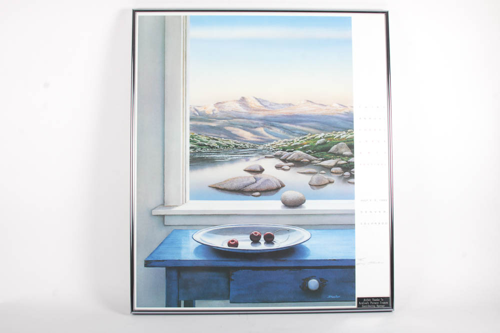 Pair of Framed Art Posters