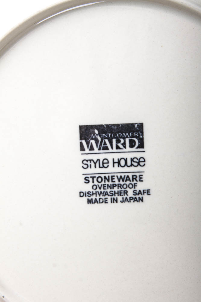 Montgomery Ward Stoneware Plates