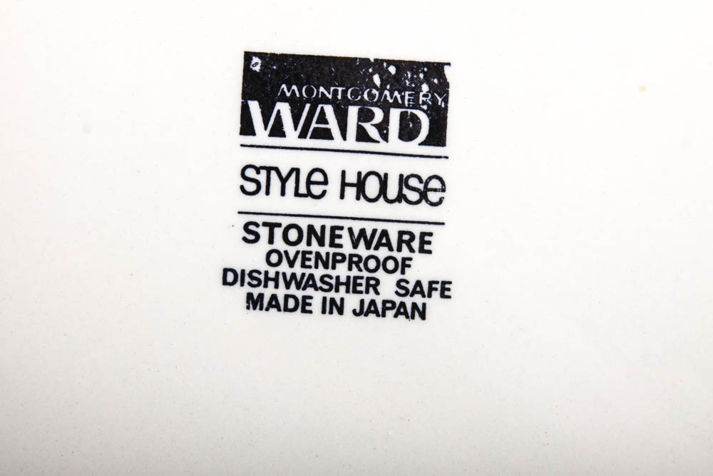 Montgomery Ward Stoneware Plates
