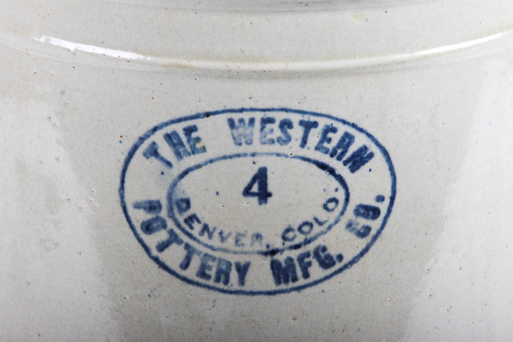 VIntage Western Pottery Stoneware Crock