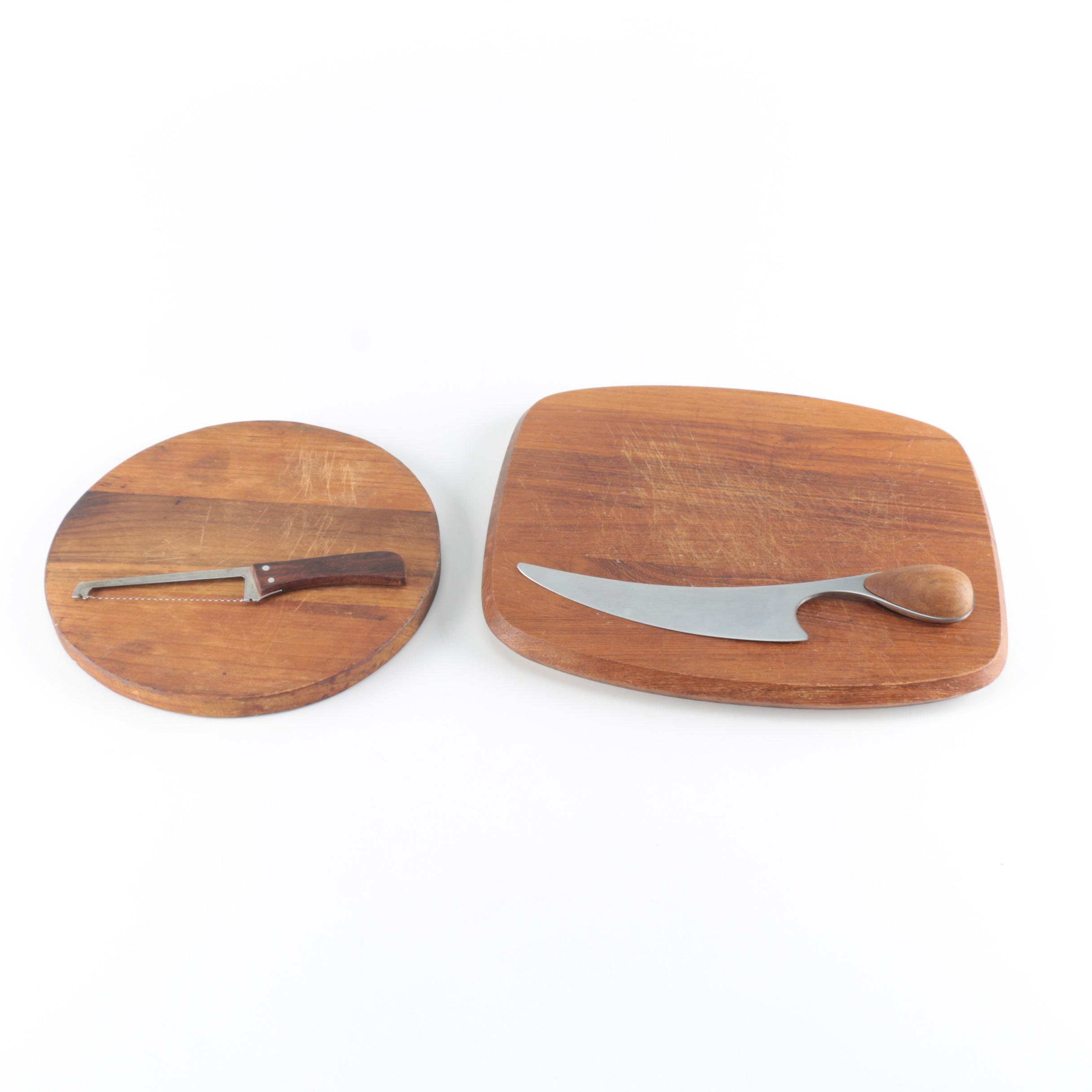 Cheese Board and Knife Sets Featuring Dansk