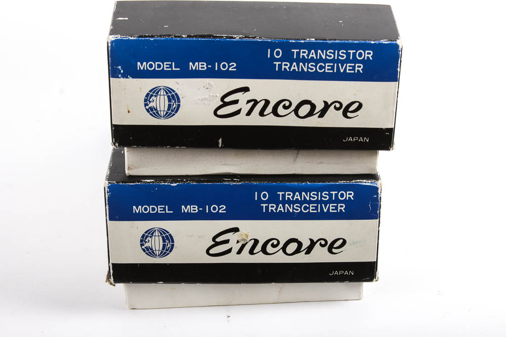 Pair of Vintage Transistor Receivers