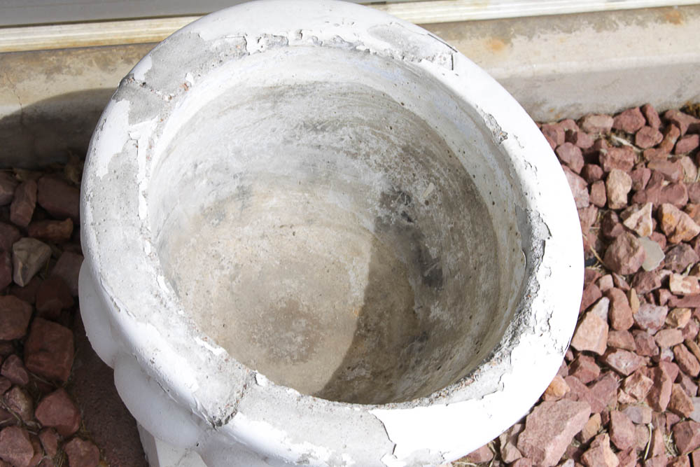 Pair of Concrete Planters