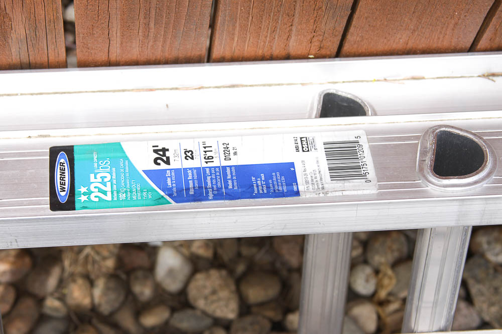 Pair of Aluminum Extension Ladders
