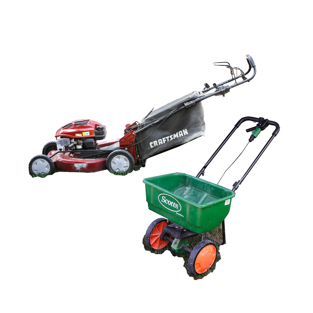 Lawn Mower and Fertilizer Spreader