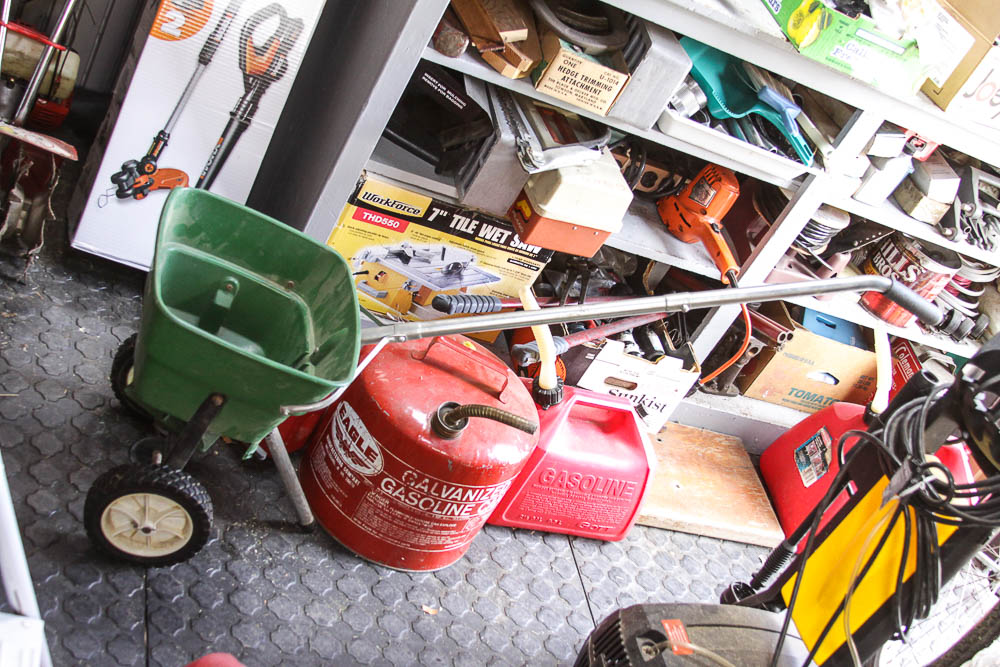 Tiller, Trimmer and Fertilizer Spreader
