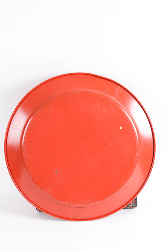 Vintage Picnic Set, Tray and Ice Bucket