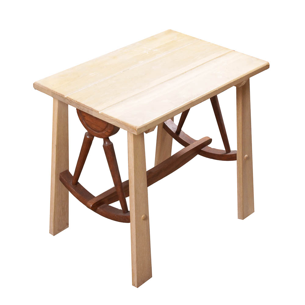 Contemporary Western-Themed Accent Table