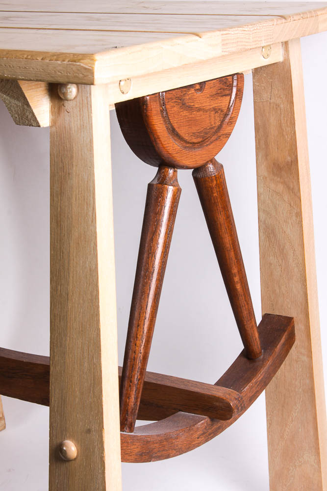 Contemporary Western-Themed Accent Table