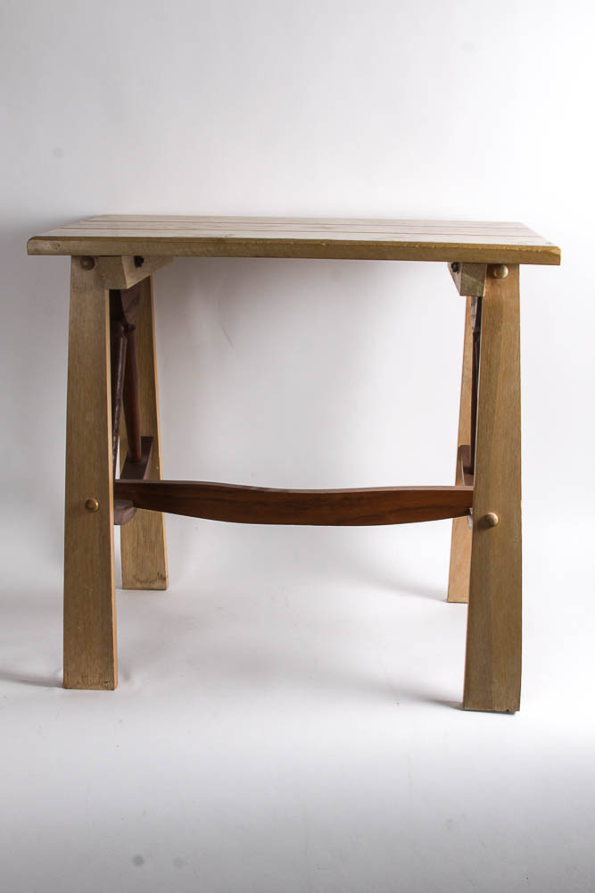 Contemporary Western-Themed Accent Table