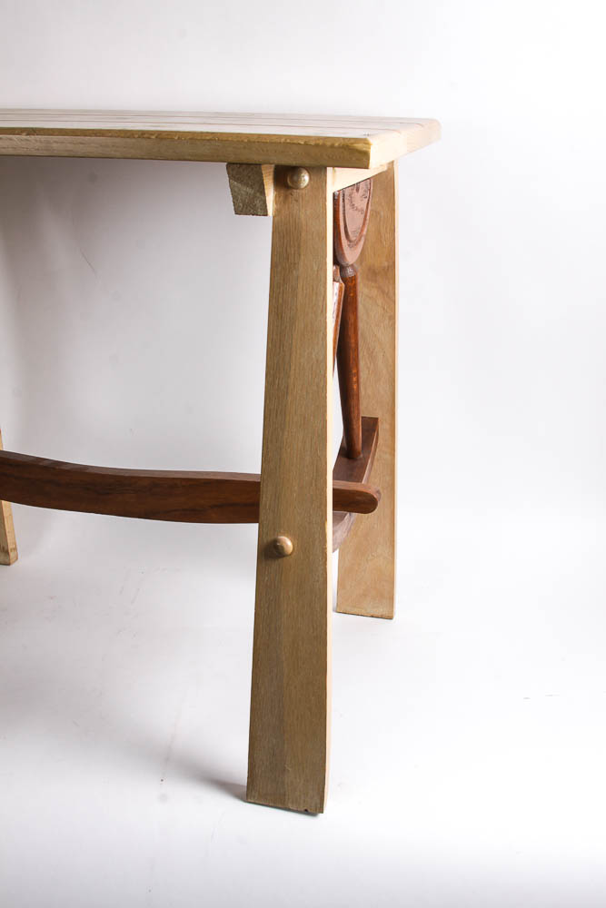 Contemporary Western-Themed Accent Table