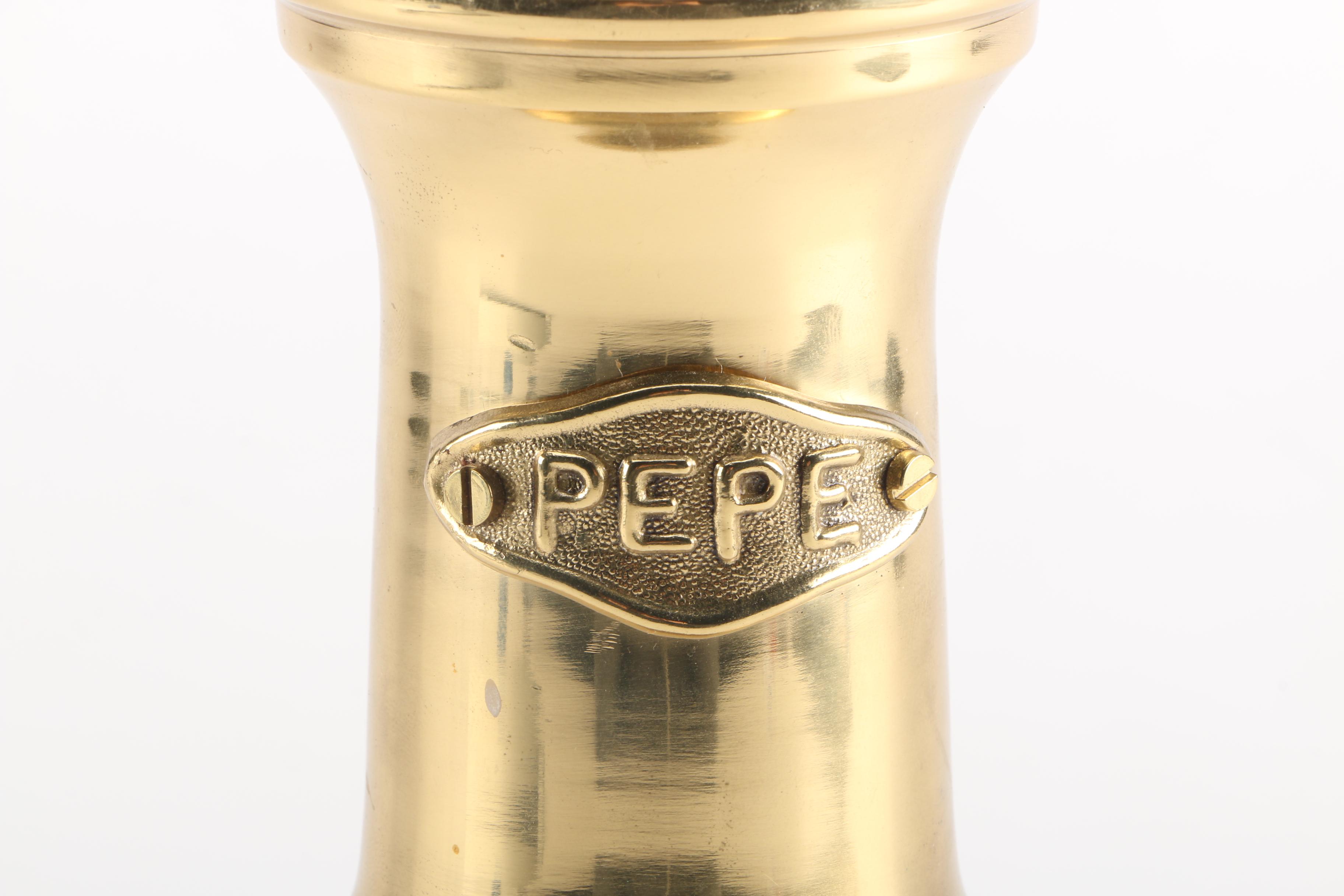 Brass Crank Pepper Mill