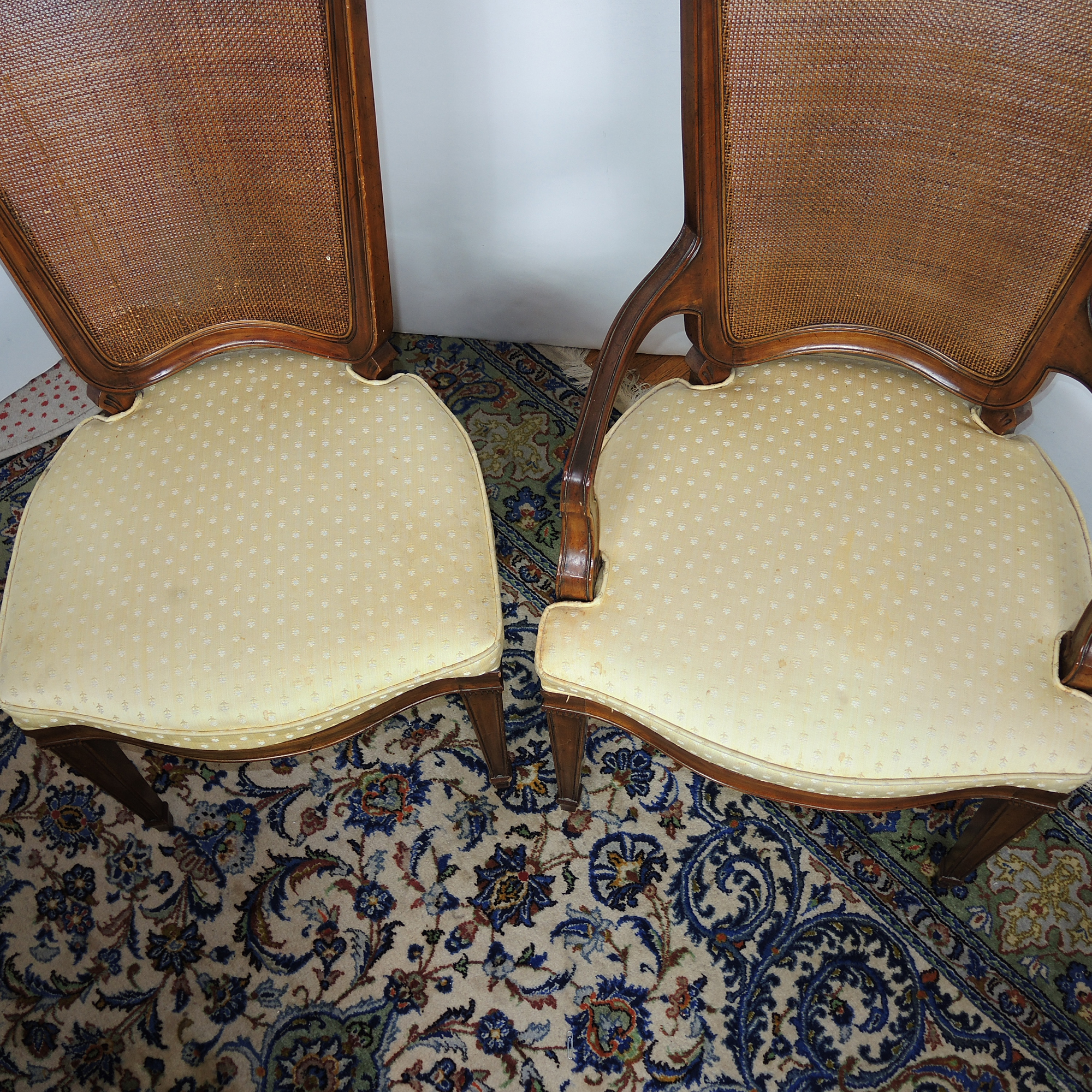 W.A. Bratburd Company Table With Four John Widdecomb Chairs