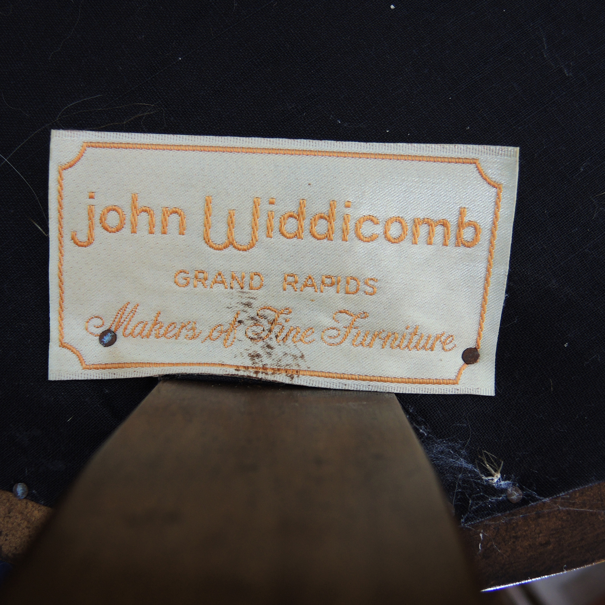 W.A. Bratburd Company Table With Four John Widdecomb Chairs