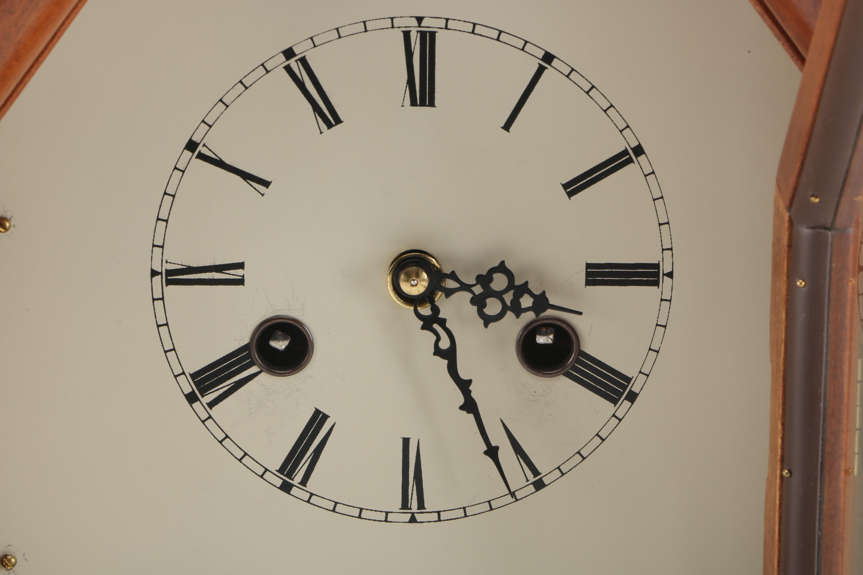 Wooden Cased Clock With Mason and Sullivan Movement