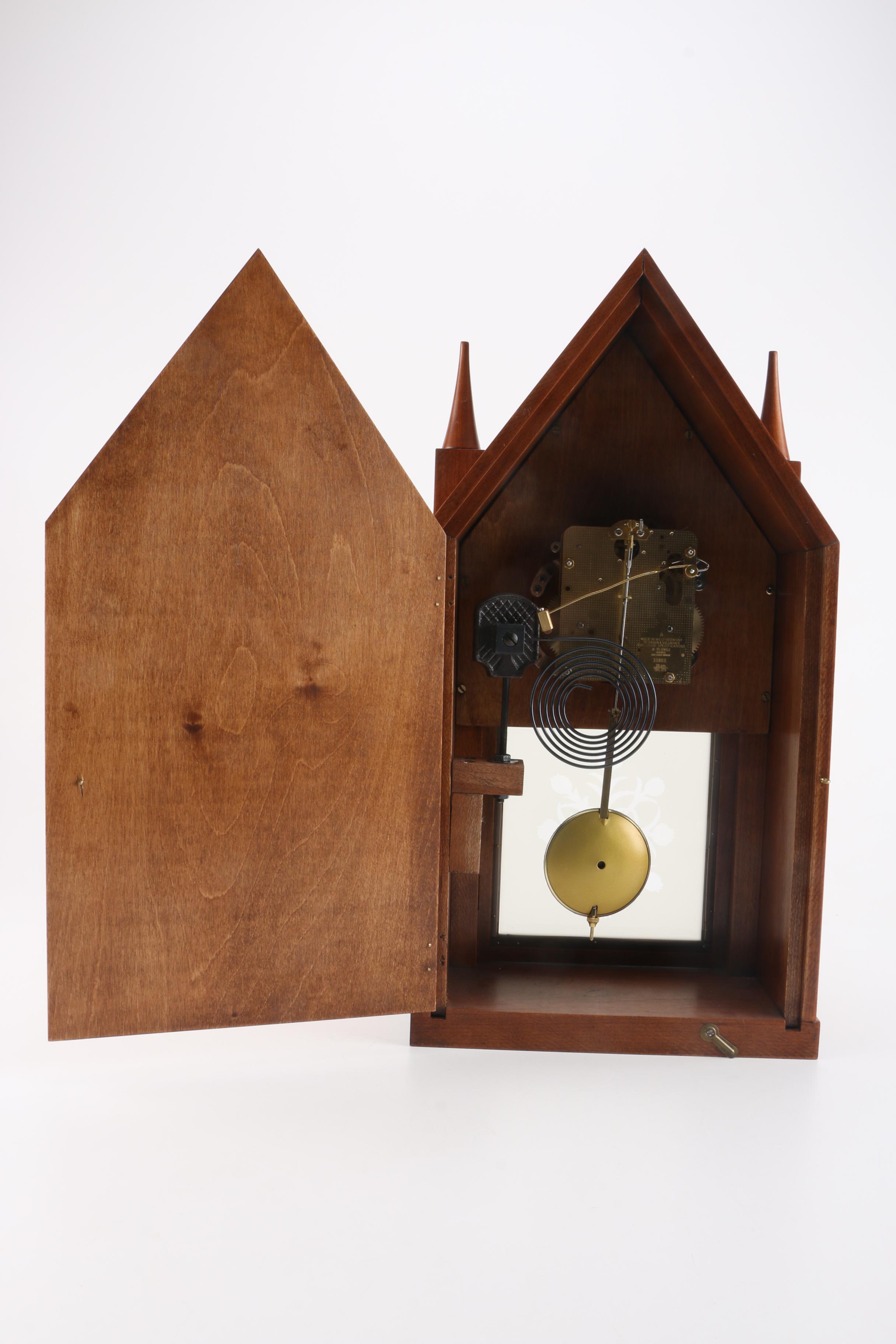 Wooden Cased Clock With Mason and Sullivan Movement