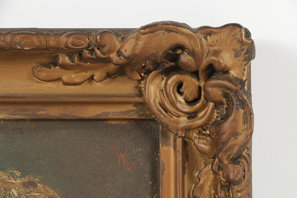 C.B. Williams Oil Painting on Board "Mr. Micawber"