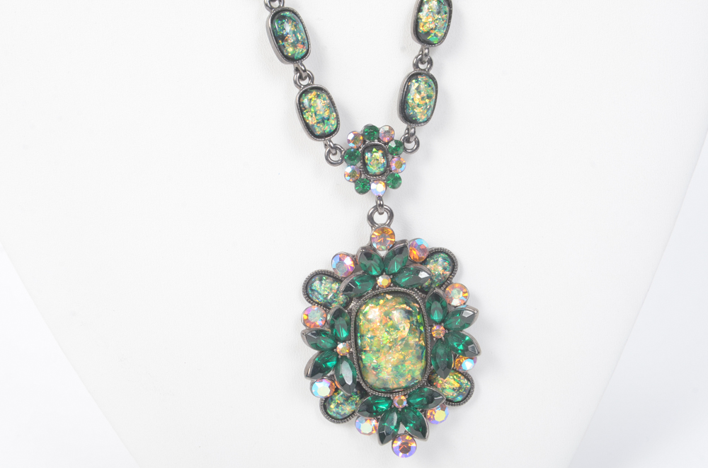 Joan Rivers Green Costume Necklaces