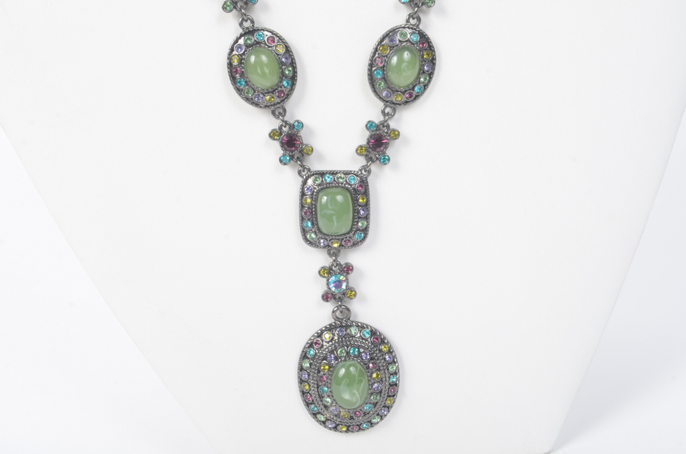 Joan Rivers Green Costume Necklaces