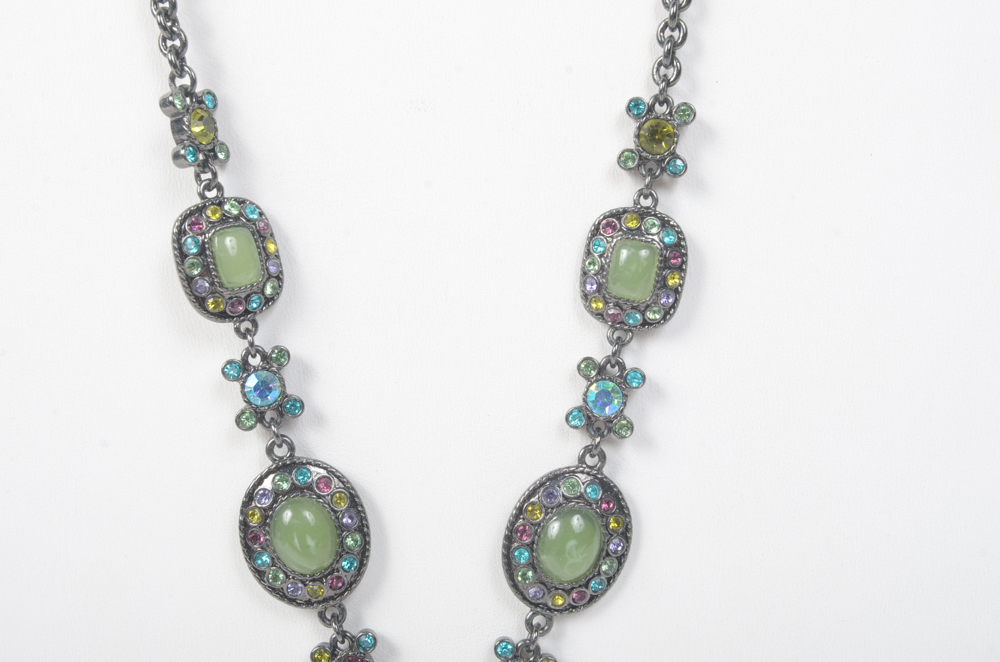 Joan Rivers Green Costume Necklaces