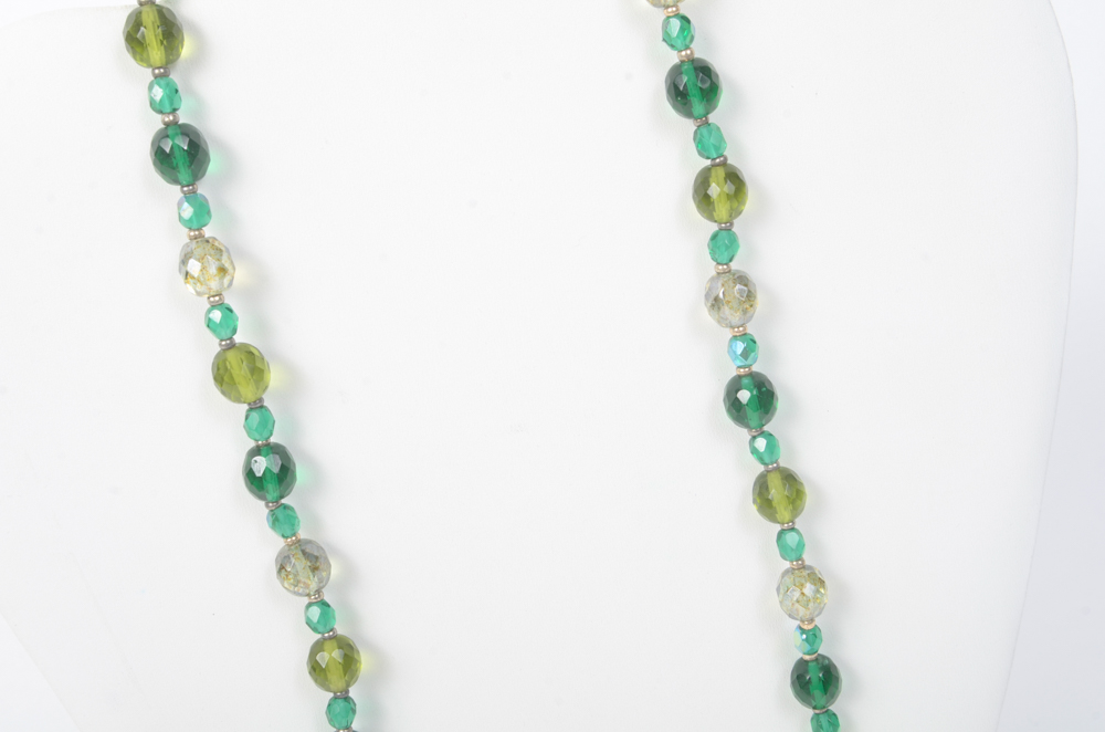 Joan Rivers Green Costume Necklaces