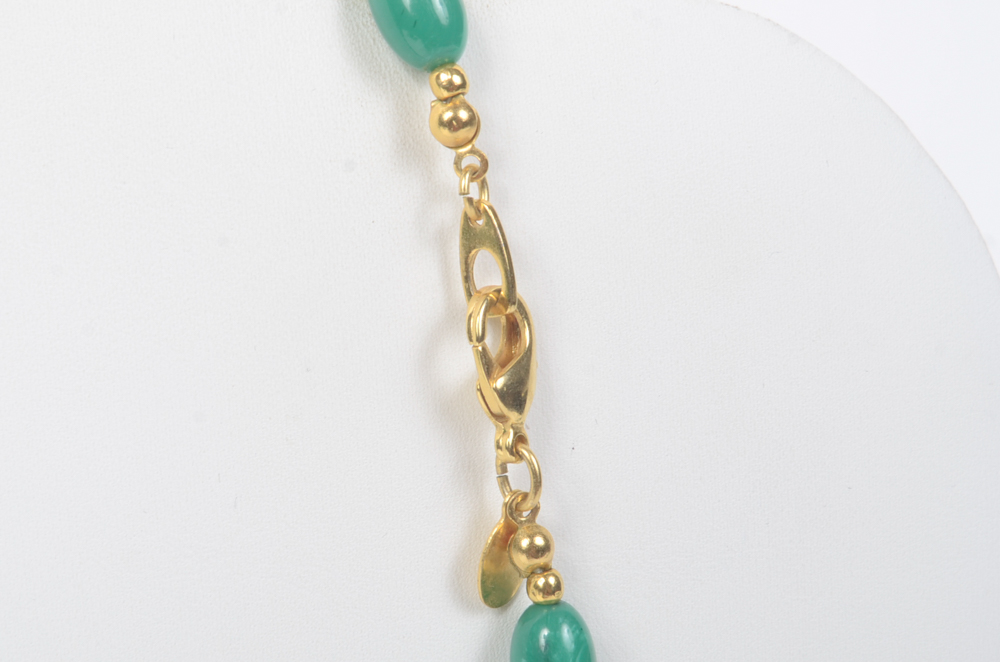 Joan Rivers Green Costume Necklaces