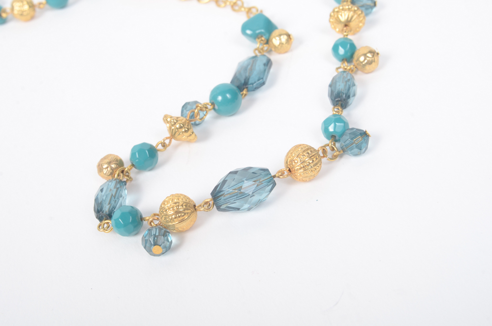 Joan Rivers Green Costume Necklaces