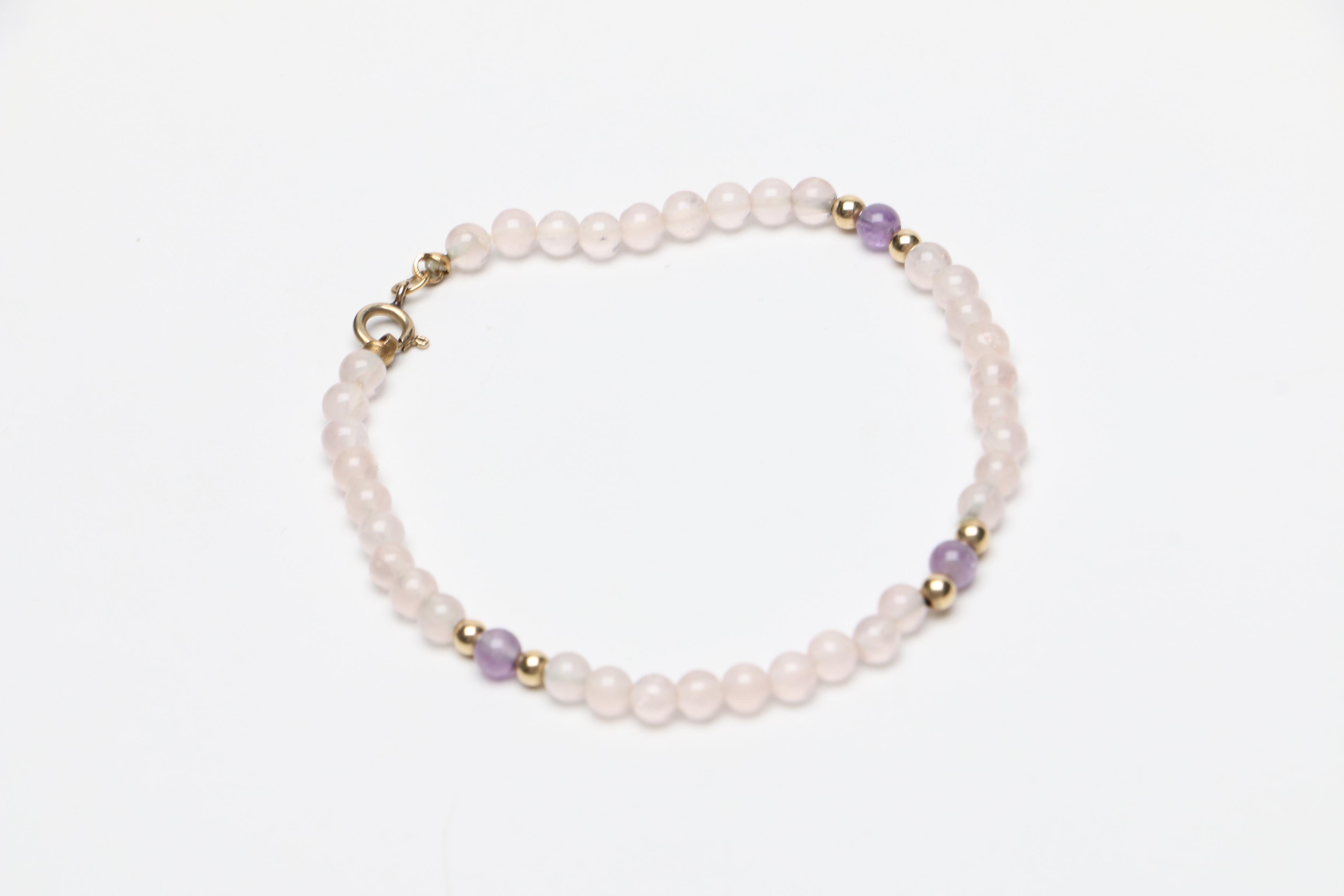 Assorted Stone Bead Bracelets