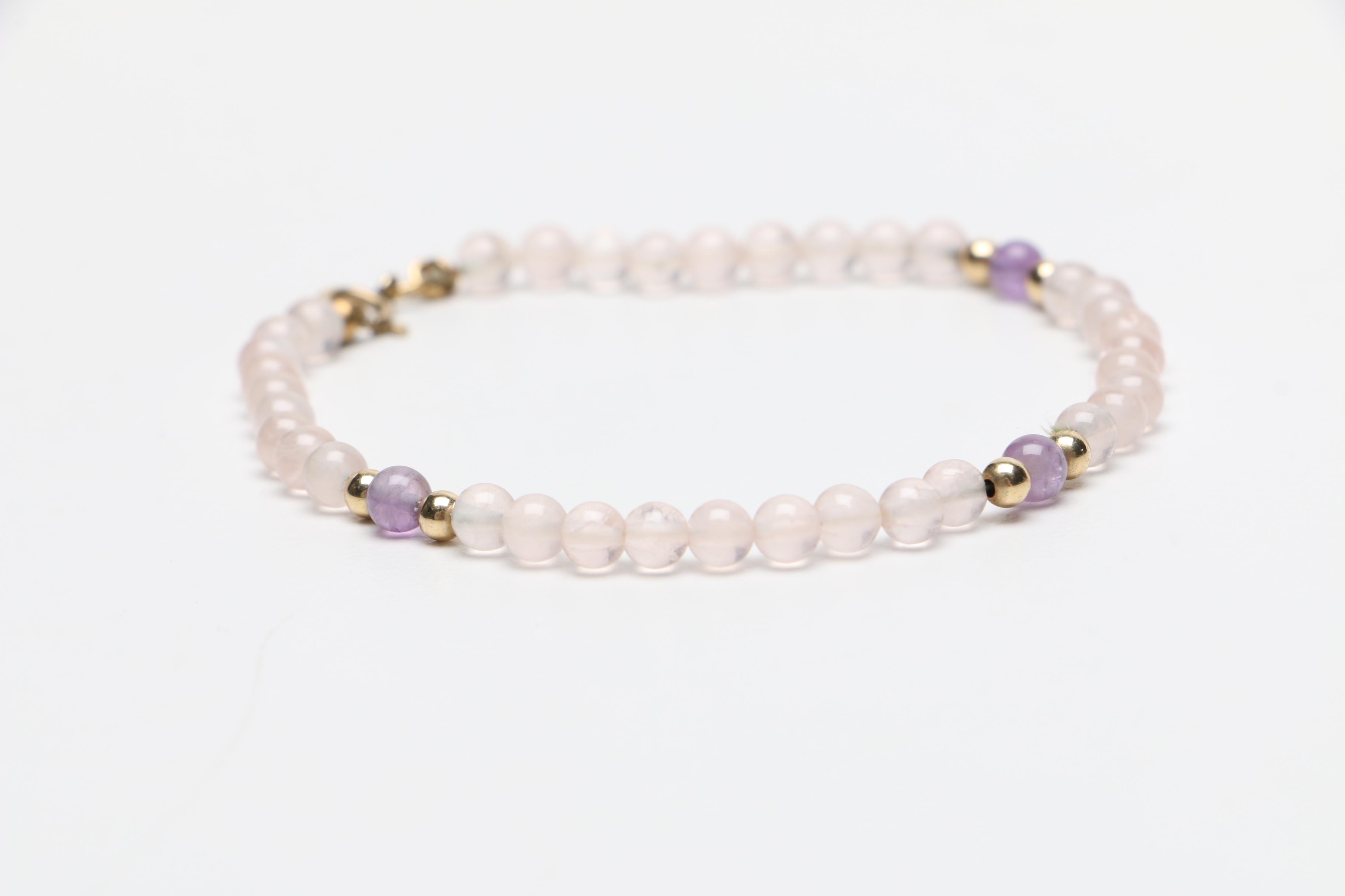 Assorted Stone Bead Bracelets