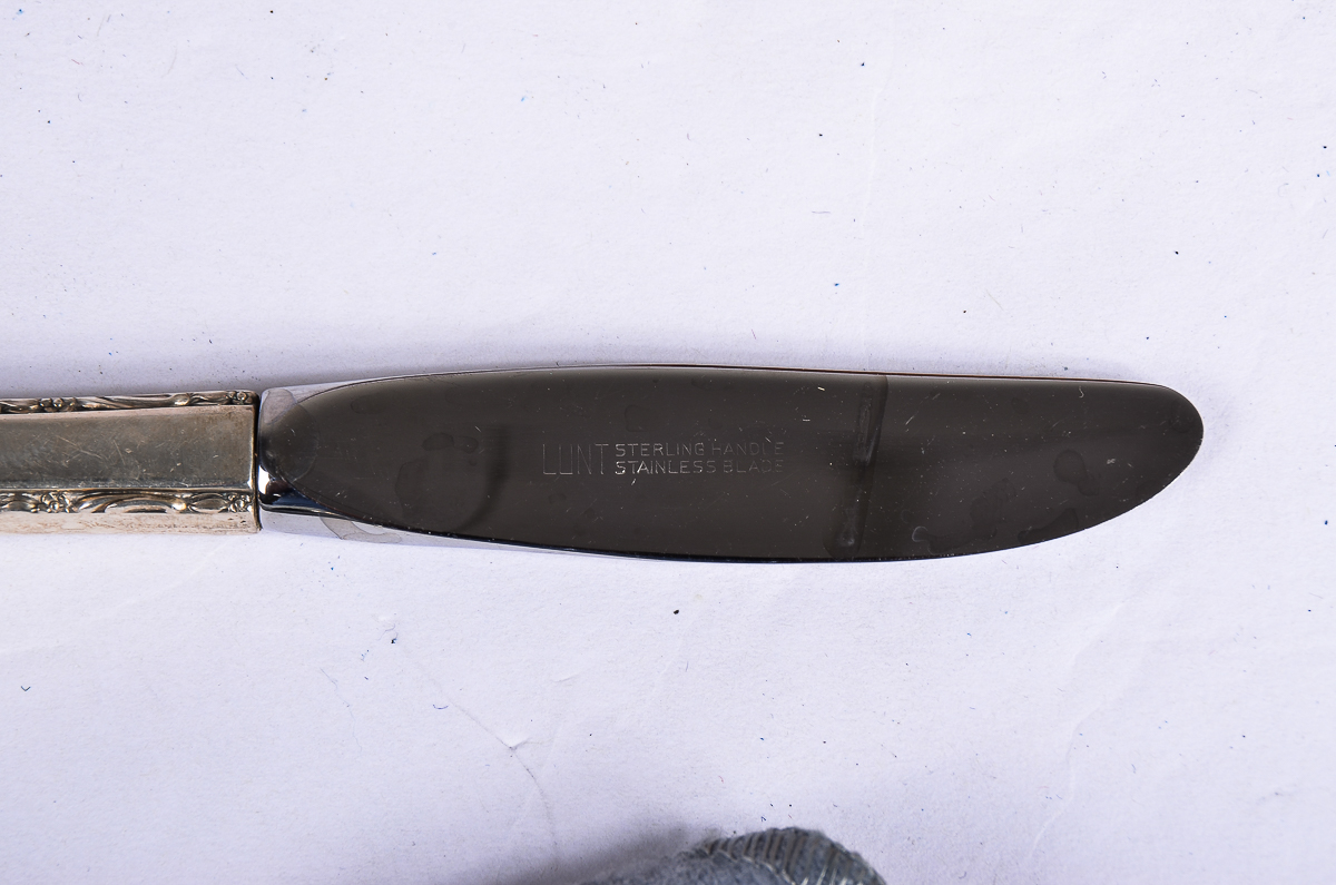 Lunt Sterling Silver "Madrigal" Flatware Set