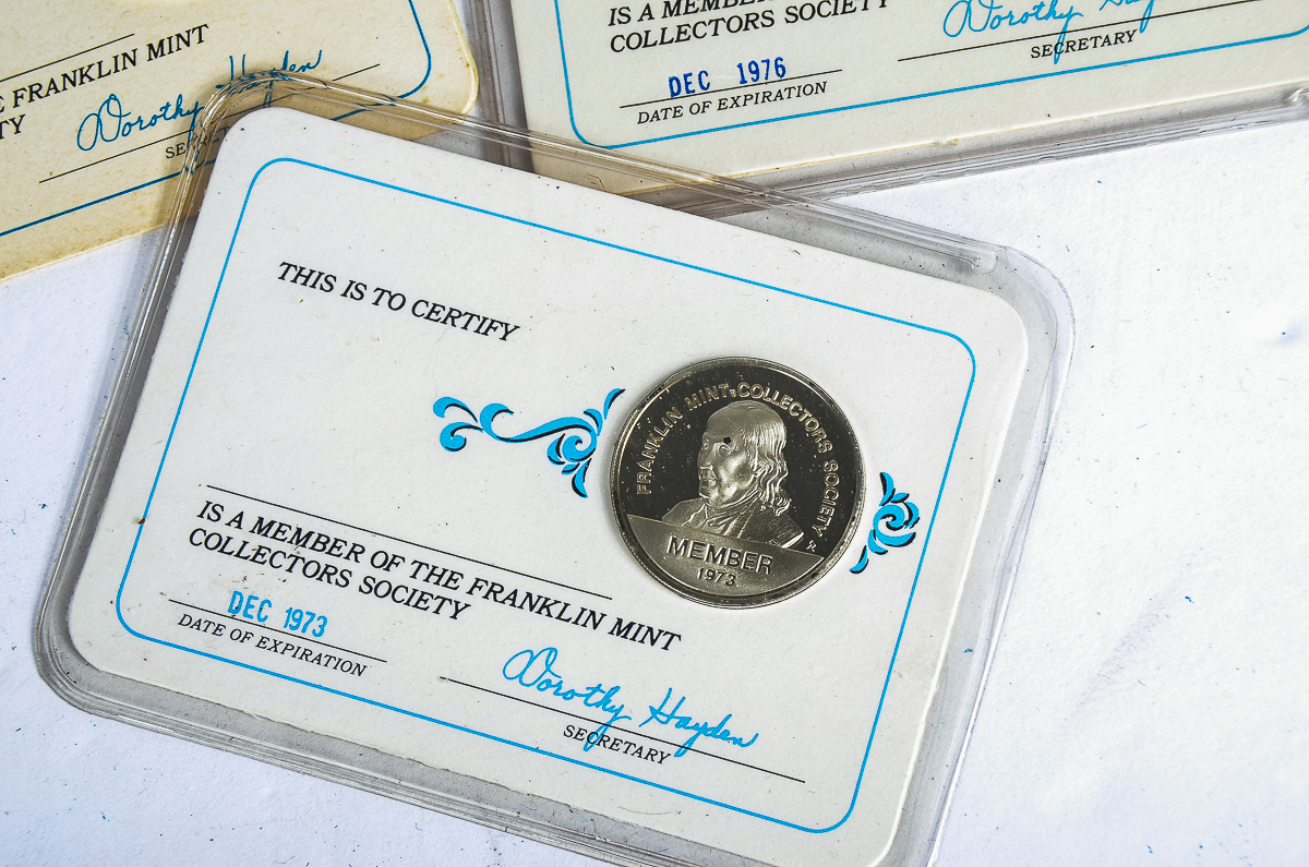 Collection of Commemorative Coins featuring Apollo-Soyuz Space Mission