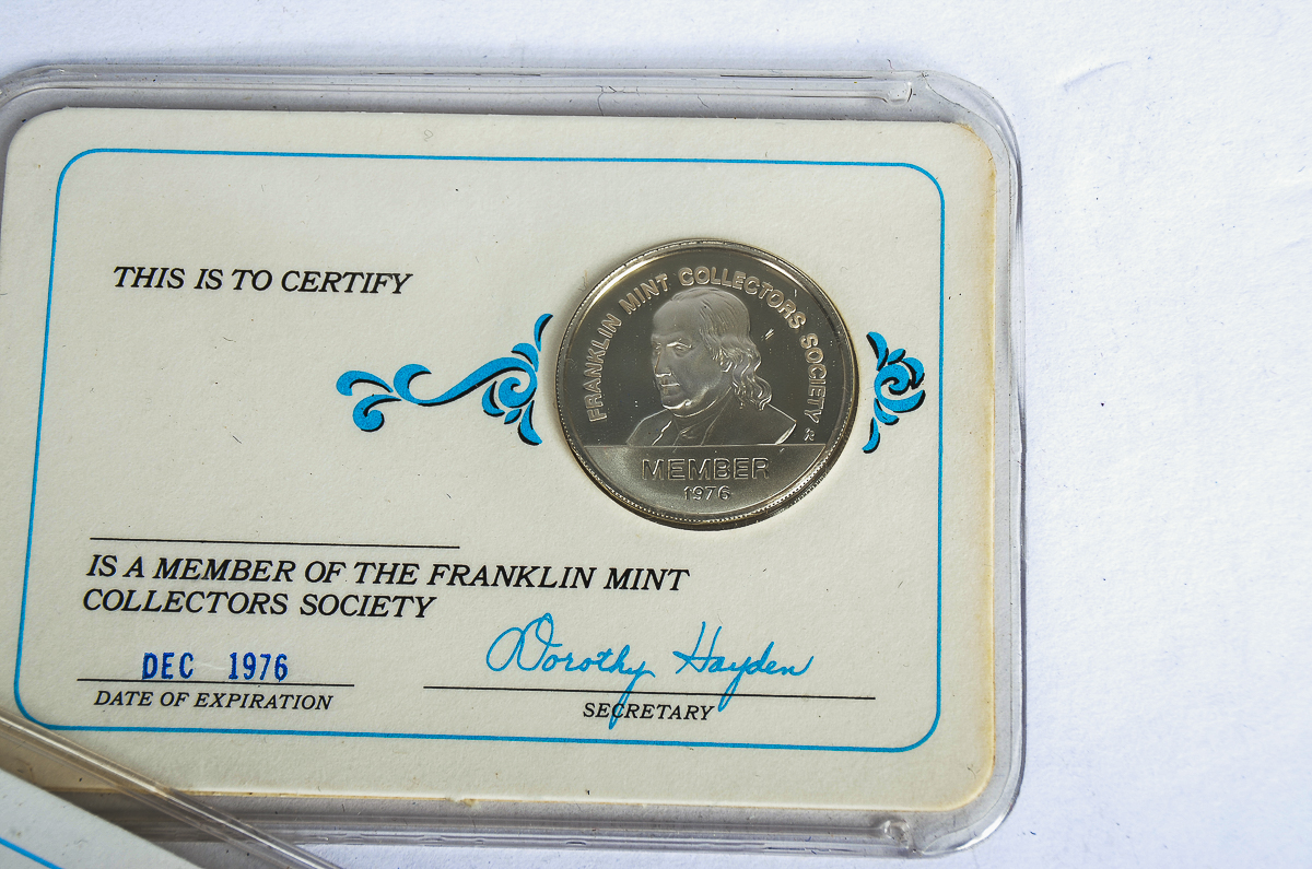 Collection of Commemorative Coins featuring Apollo-Soyuz Space Mission