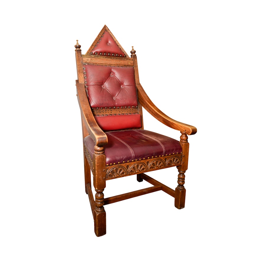 Limited Edition "Queen Elizabeth II Silver Jubilee" Throne Chair