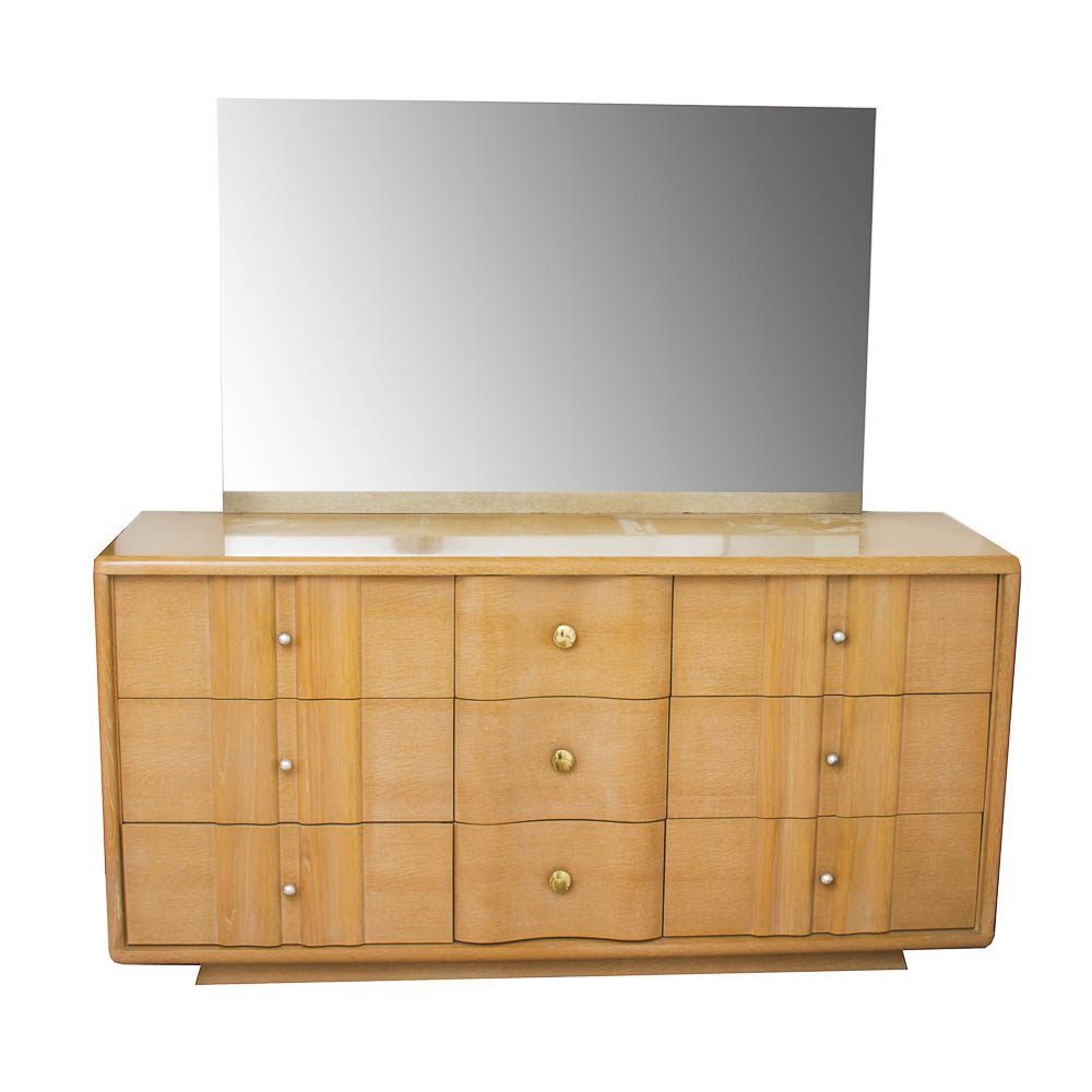 Mid-Century "The Saratoga" Mirrored Dresser by Kent-Coffey