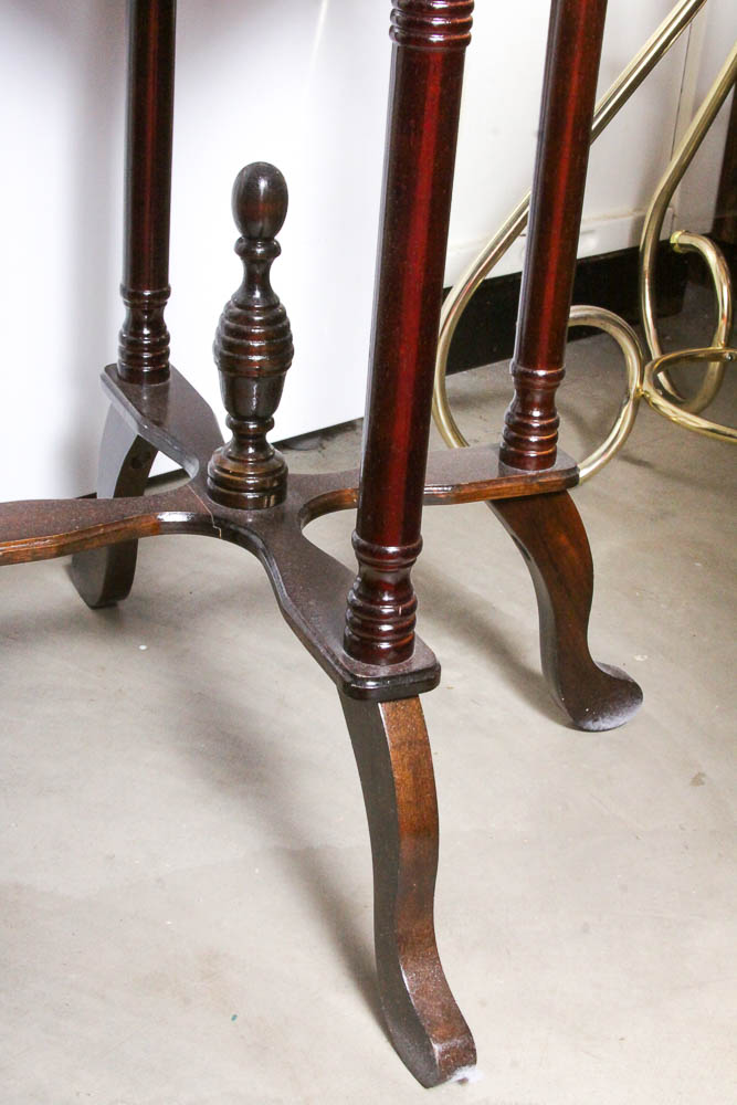 Contemporary Marble Top Side Table