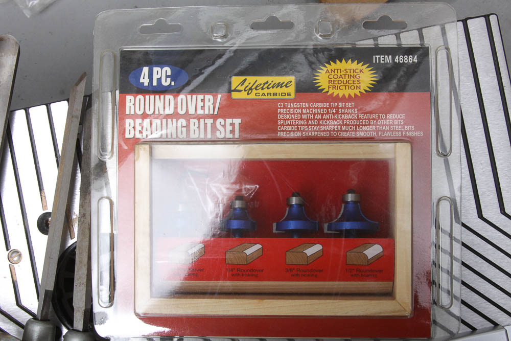 Craftsman Work Surface and Wood Working Tools