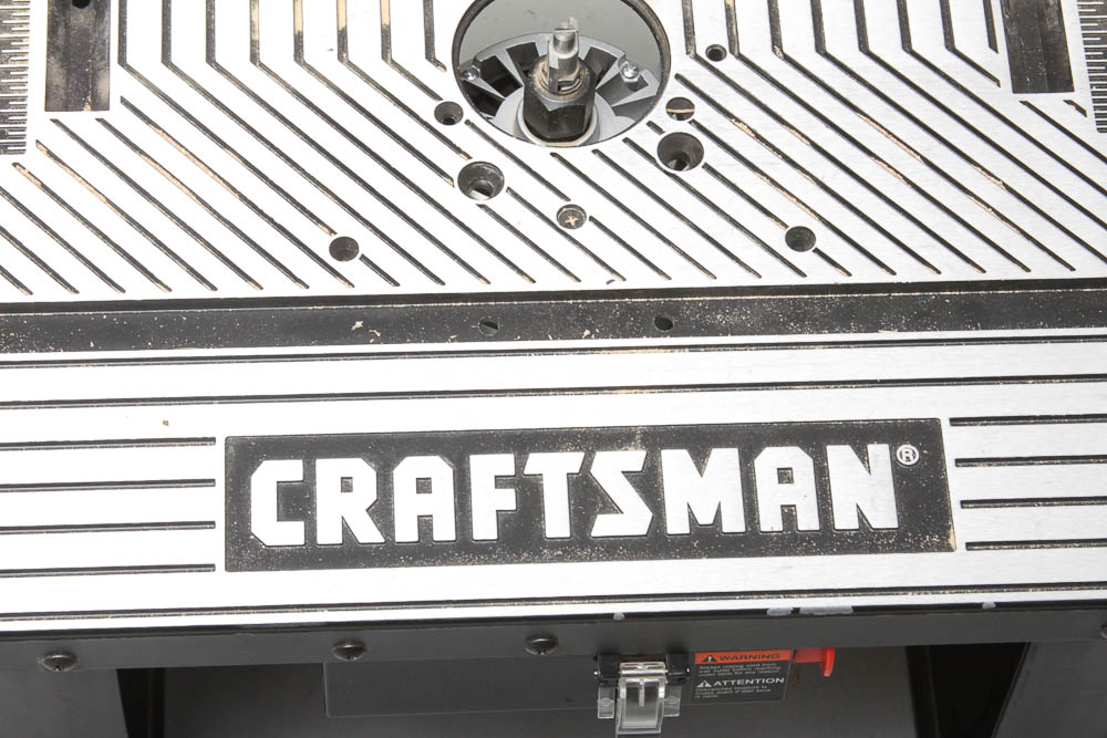 Craftsman Work Surface and Wood Working Tools