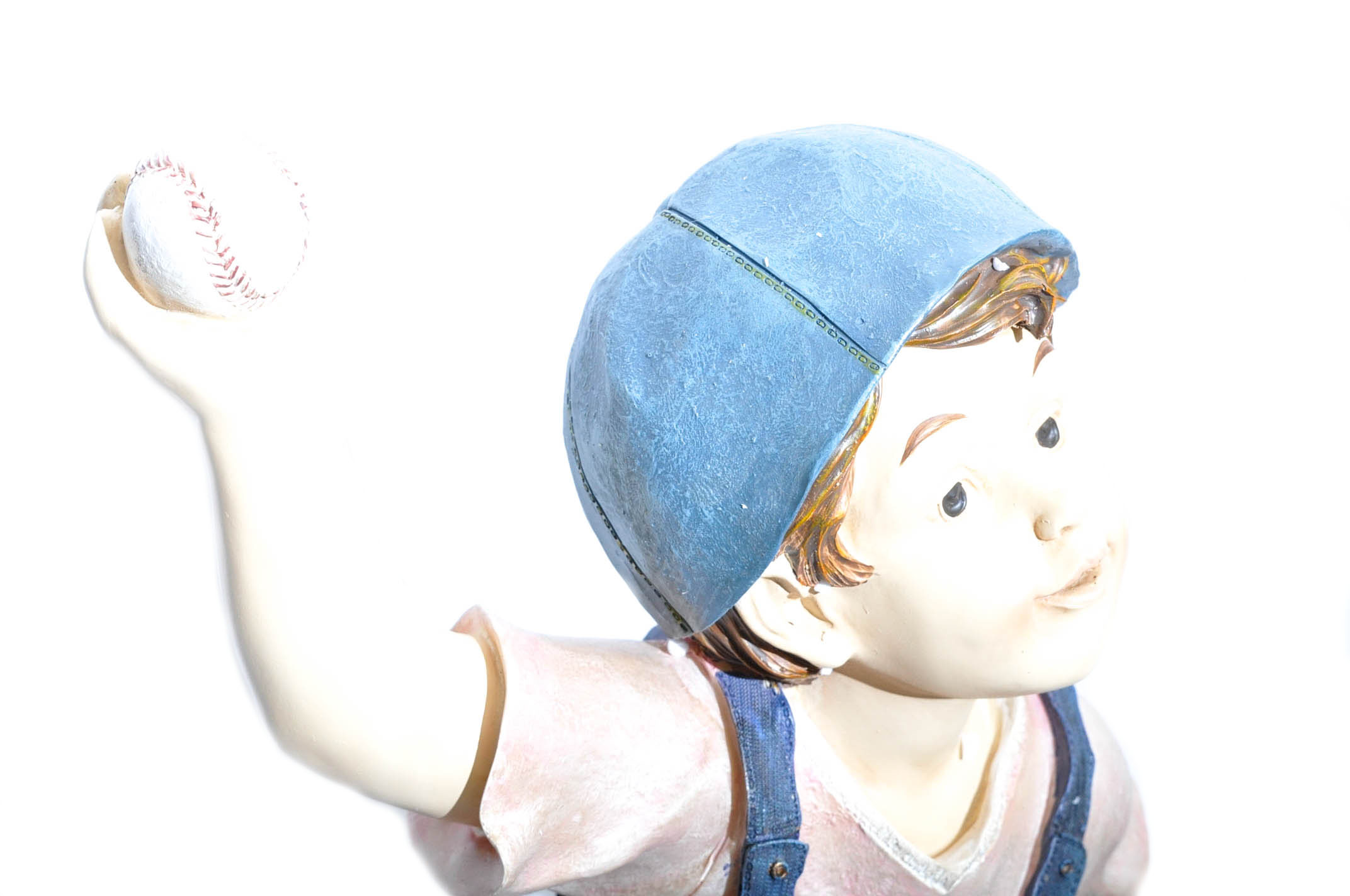 Set of Large Baseball Figurines