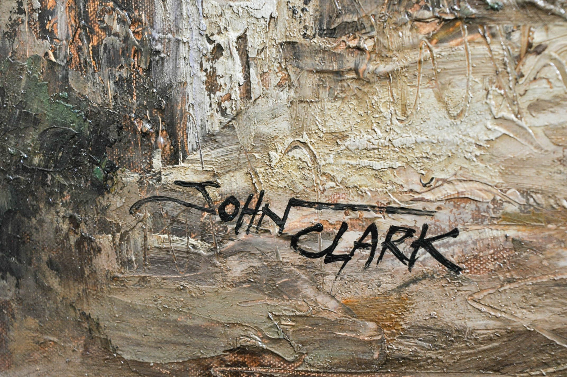 Original John Clark Oil Painting