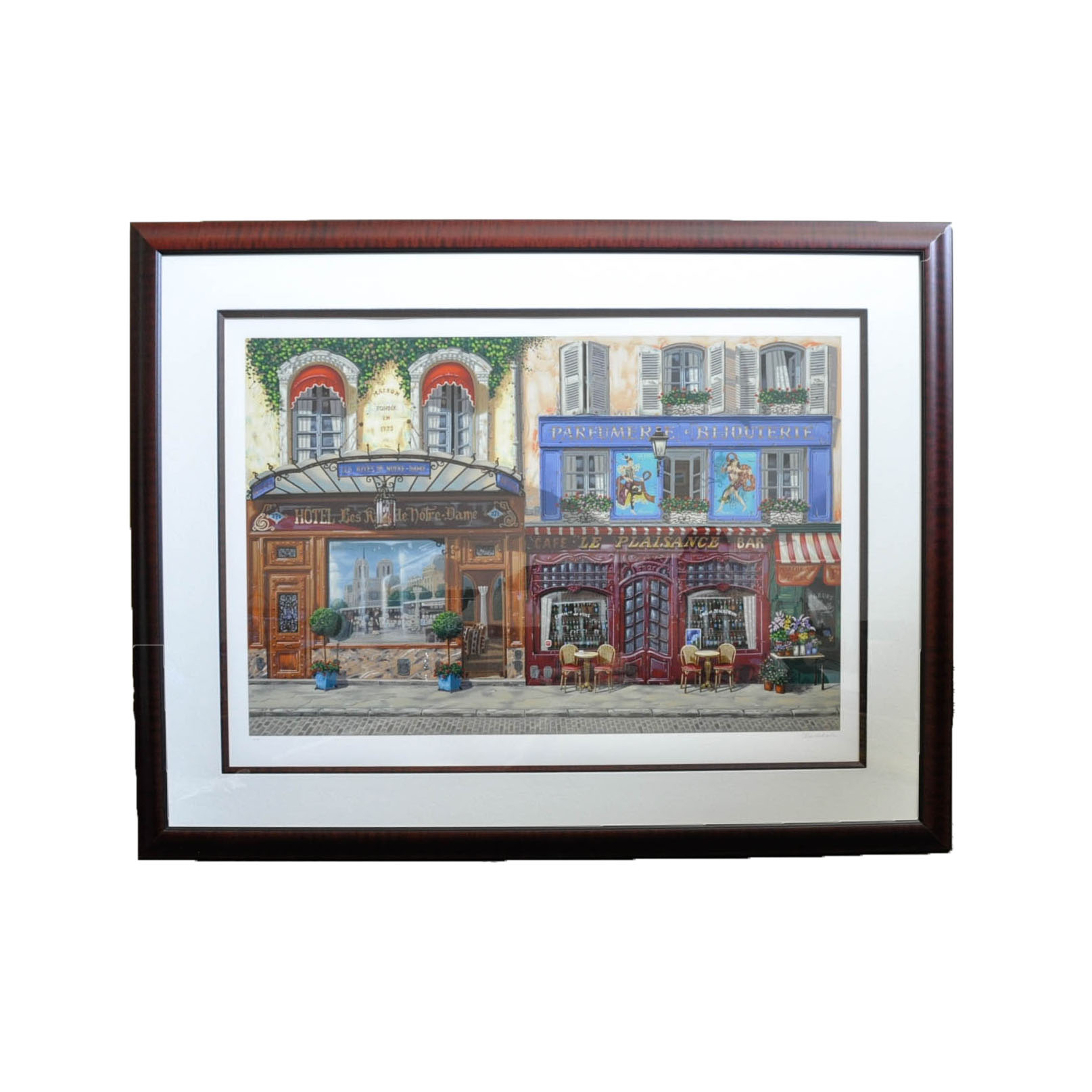 Liudmila Kondakova Limited Edition Serigraph "Les Rives de Notre Dam"