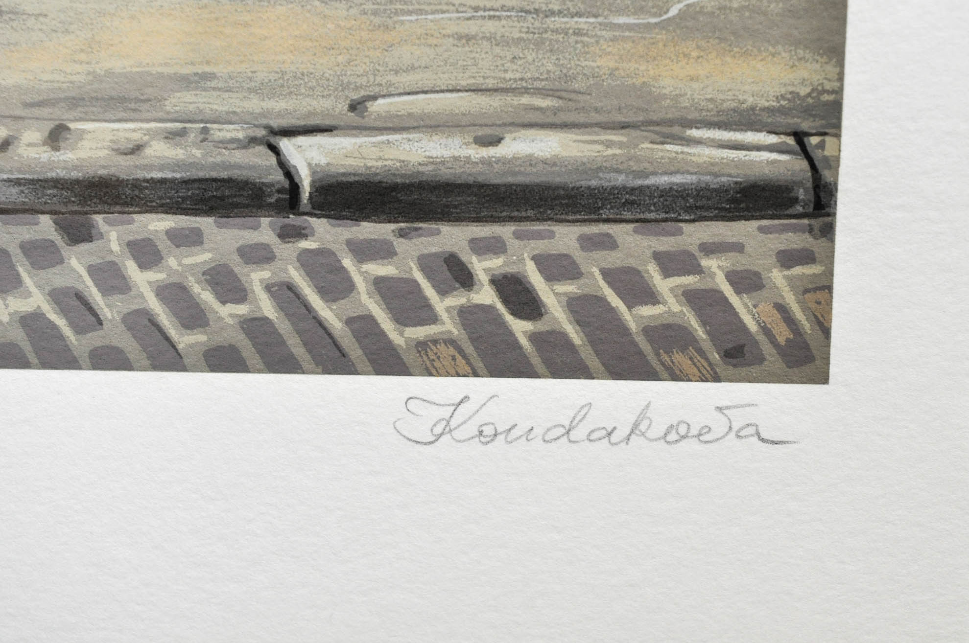 Liudmila Kondakova Limited Edition Serigraph "Les Rives de Notre Dam"