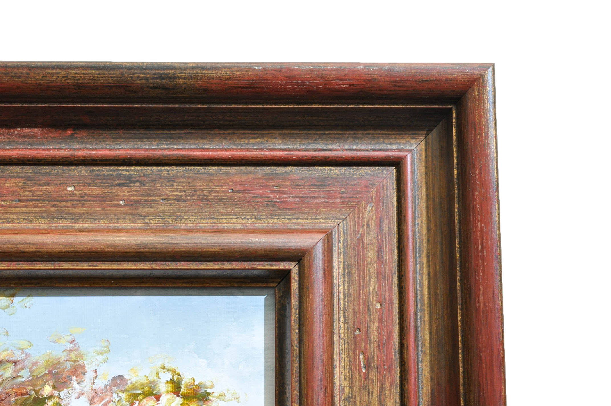 Framed Original Oil Painting by P. Charles